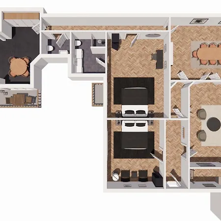 3 Bedroom Apartment In Lovely Area-3
